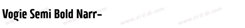 Vogie Semi Bold Narr字体转换 Vogie Semi Bold Narr字体转换